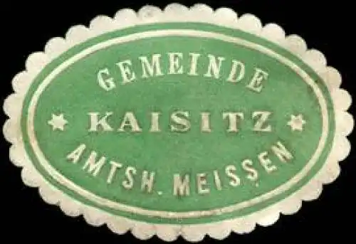 Gemeinde Kaisitz - Amtsh. Meissen