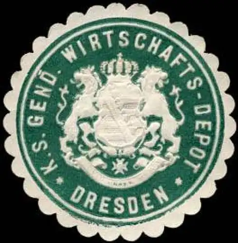 KÃ¶niglich SÃ¤chsische Gend. Wirtschafts - Depot - Dresden