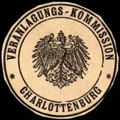 Veranlagungs - Kommission - Charlottenburg