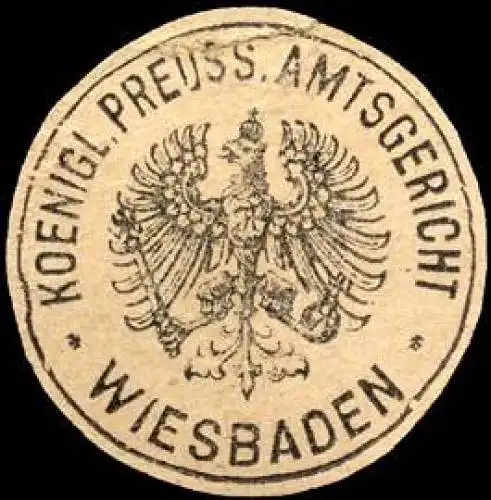 Koeniglich Preussisches Amtsgericht - Wiesbaden