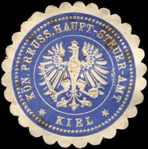 KÃ¶niglich Preussisches Haupt - Steuer - Amt - Kiel