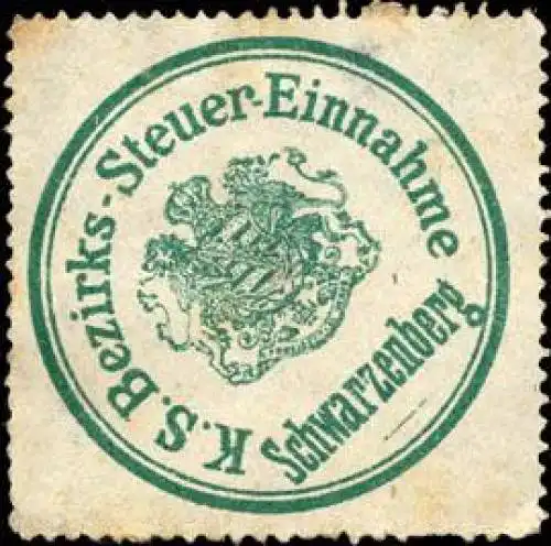 KÃ¶niglich SÃ¤chsische Bezirks - Steuer - Einnahme - Schwarzenberg
