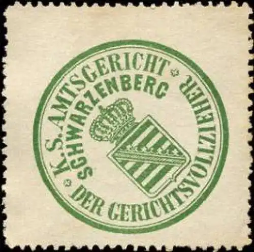 KÃ¶niglich SÃ¤chsisches Amtsgericht Schwarzenberg - Der Gerichtsvollzieher