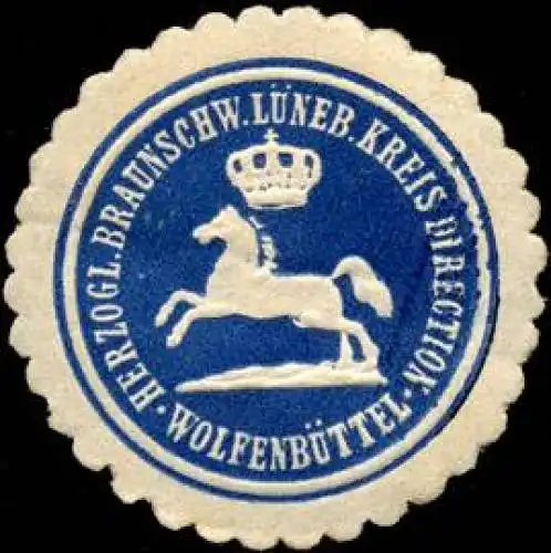 Herzoglich Braunschweigisch LÃ¼neburgische Kreis Direction WolfenbÃ¼ttel