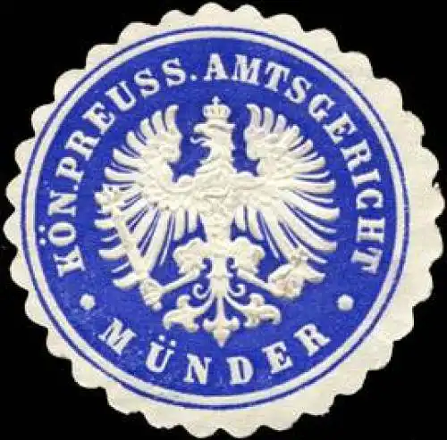 KÃ¶niglich Preussiches Amtsgericht MÃ¼nder