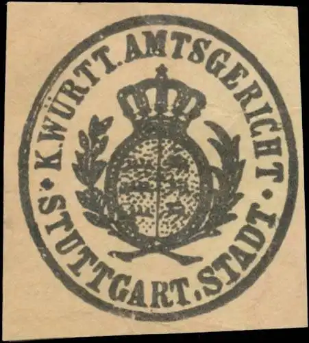 K. WÃ¼rtt. Amtsgericht Stuttgart Stadt