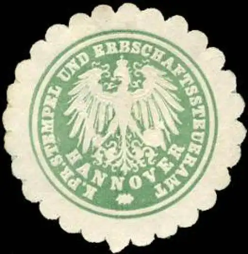 KÃ¶niglich Preussische Stempel und Erbschaftssteueramt - Hannover