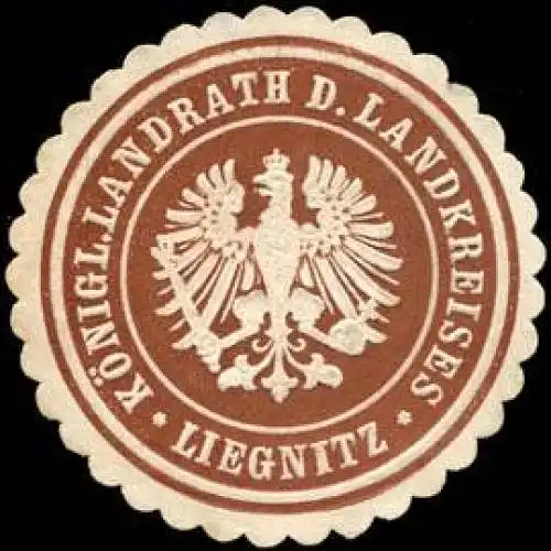 KÃ¶niglicher Landrath des Landkreises - Liegnitz