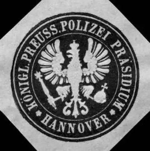 KÃ¶niglich Preussische Polizei PrÃ¤sidium - Hannover