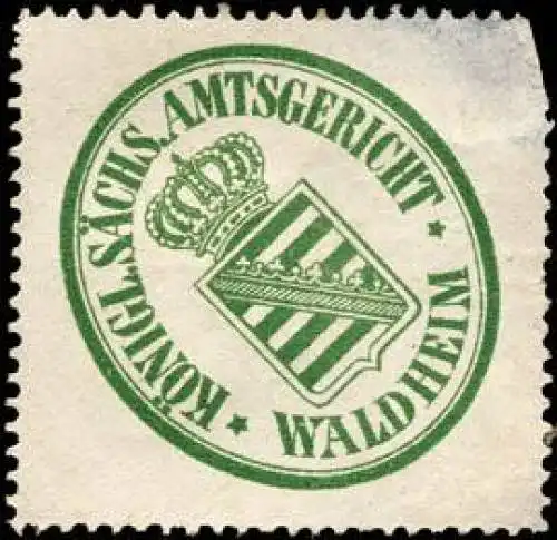 KÃ¶niglich SÃ¤chsisches Amtsgericht - Waldheim
