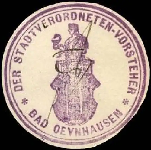 Der Stadtverordneten - Vorsteher - Bad Oeynhausen