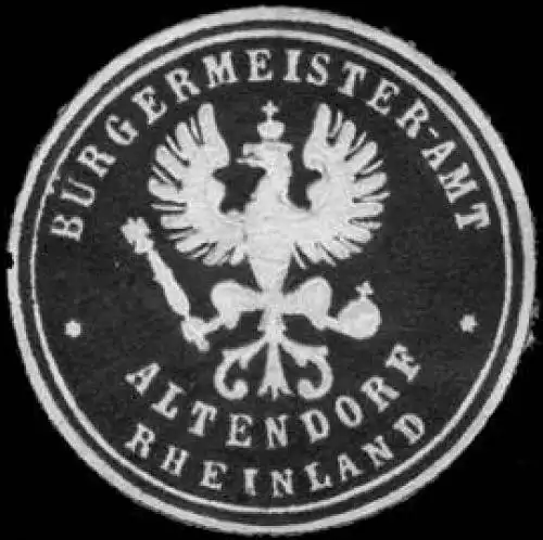 BÃ¼rgermeister - Amt Altendorf - Rheinland