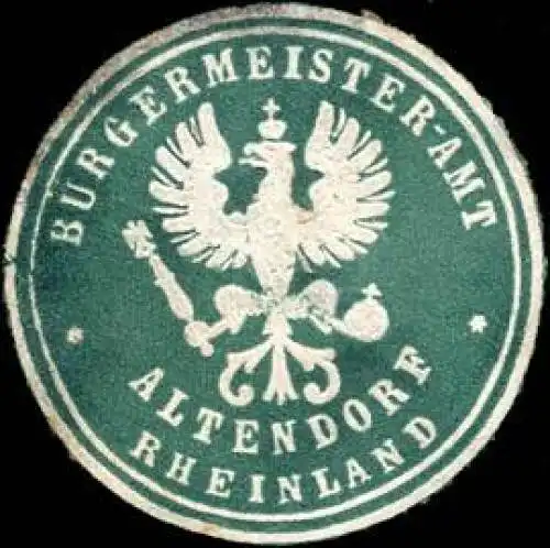 BÃ¼rgermeister - Amt - Altendorf - Rheinland