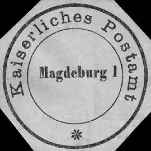 Kaiserliches Postamt - Magdeburg 1