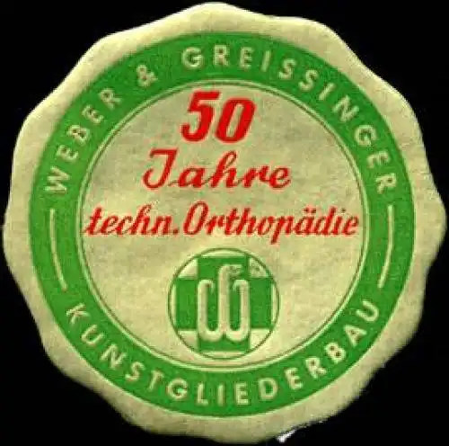 50 Jahre technische OrthopÃ¤die Weber & Greissinger Kunstgliederbau