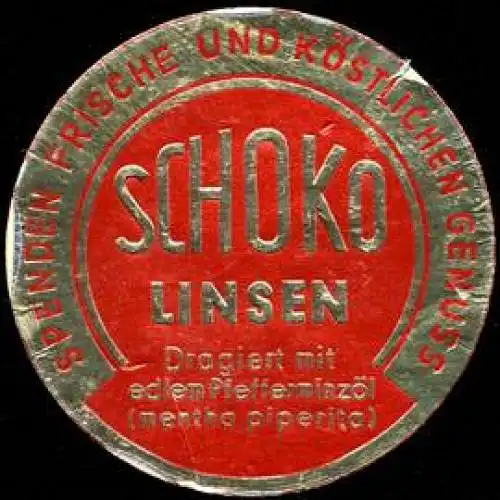 Schoko Linsen