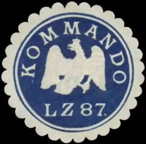 Kommando Zeppelin Luftschiff LZ 87