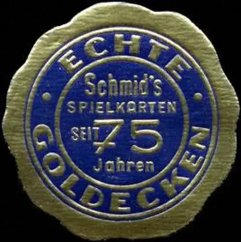 Seit 75 Jahre Schmids Spielkarten - Echte Goldecken