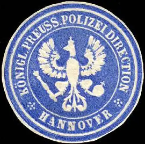 KÃ¶niglich Preussische Polizei Direction Hannover