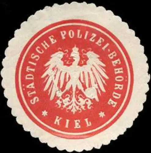 Städtische Polizei - Behörde Kiel