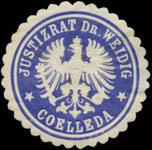 Justizrat Dr. Weidig KÃ¶lleda