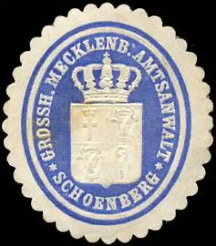 Grossherzoglich Mecklenburgischer Amtsanwalt - Schoenberg
