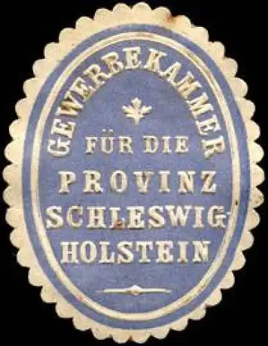 Gewerbekammer fÃ¼r die Provinz Schleswig Holstein