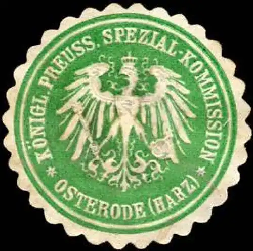 KÃ¶niglich Preussische Spezial - Kommission - Osterode (Harz)