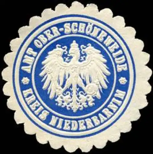 Amt Ober - Schöneweide Kreis Niederbarnim
