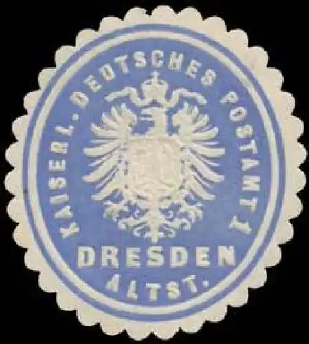 K. Deutsches Postamt 1 Dresden (Altstadt)