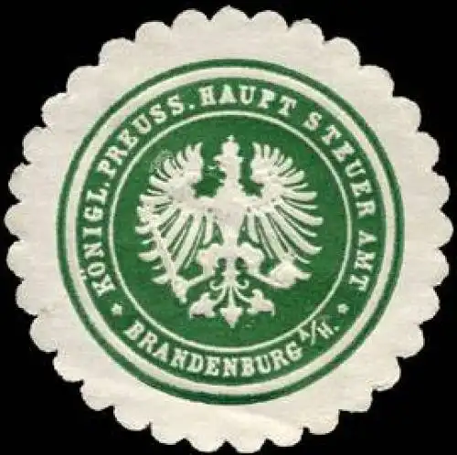 KÃ¶niglich Preussisches Haupt Steuer Amt - Brandenburg an der Havel