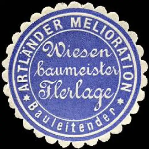 Bauleitender - ArtlÃ¤nder Melioration - Wiesenbaumeister Flerlage