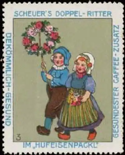 Kinder mit Blumen-Kranz