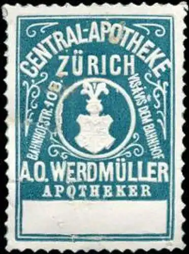 Central - Apotheke ZÃ¼rich A. O. WerdmÃ¼ller