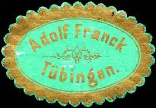 Adolf Franck - TÃ¼bingen