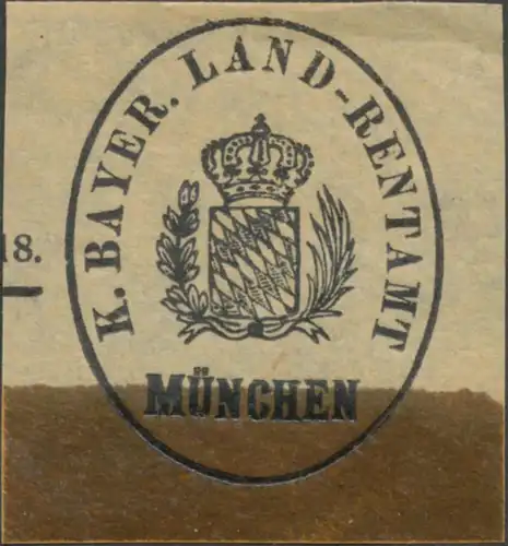 K.Bayer. Land-Rentamt MÃ¼nchen