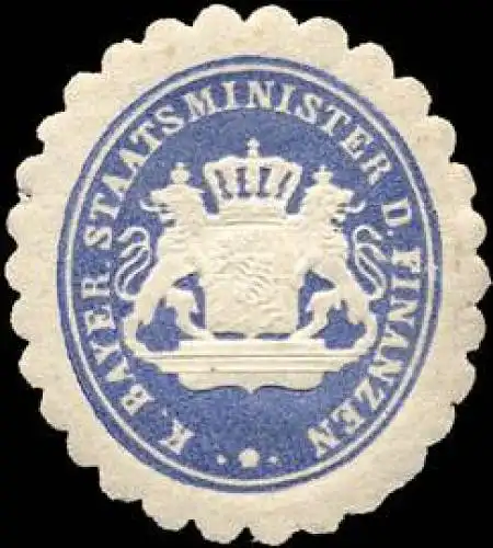 KÃ¶niglich Bayerischer Staatsminister der Finanzen