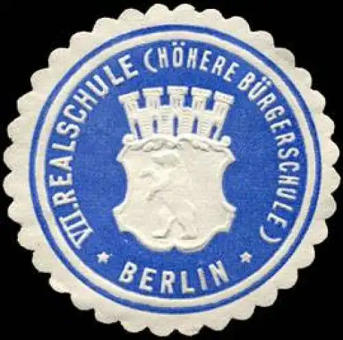 VII. Realschule (HÃ¶here BÃ¼rgerschule) zu Berlin