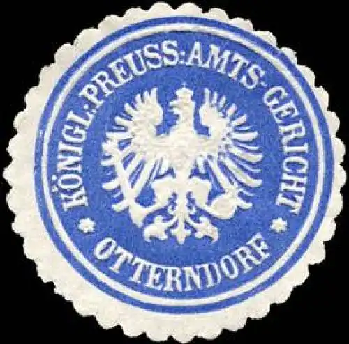 KÃ¶niglich Preussisches Amts - Gericht - Ottendorf