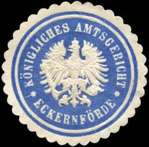 KÃ¶nigliches Amtsgericht - EckernfÃ¶rde