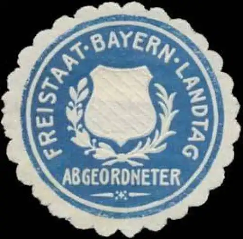 Freistaat Bayern-Landtag Abgeordneter