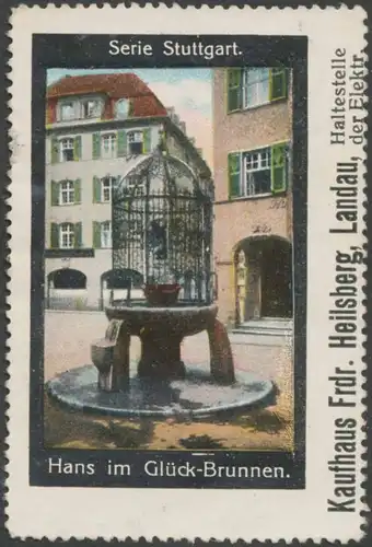 Hans im GlÃ¼ck-Brunnen Stuttgart