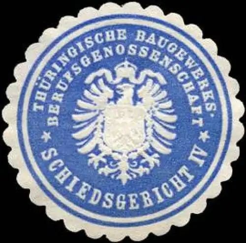 ThÃ¼ringische Baugewerks - Berufsgenossenschaft - Schiedsgericht IV