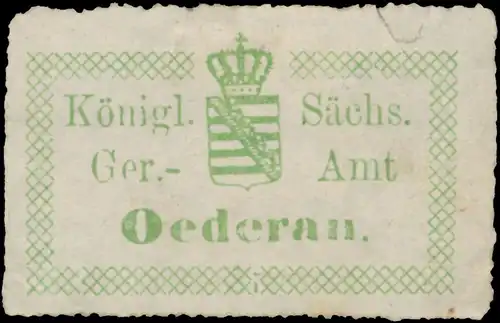 K.S. Gerichtsamt Oederan