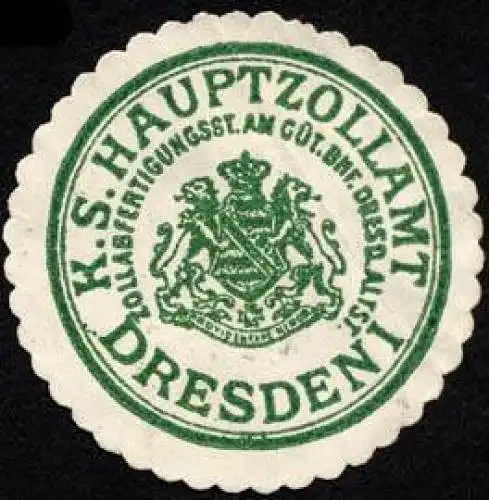 KÃ¶niglich SÃ¤chsische Hauptzollamt Dresden I. - Zollabfertigungsstelle am GÃ¼terbahnhof Dresden Altstadt