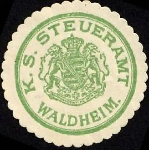 K. SÃ¤chsische Steueramt Waldheim