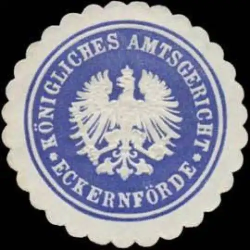KÃ¶nigliches Amtsgericht EckernfÃ¶rde