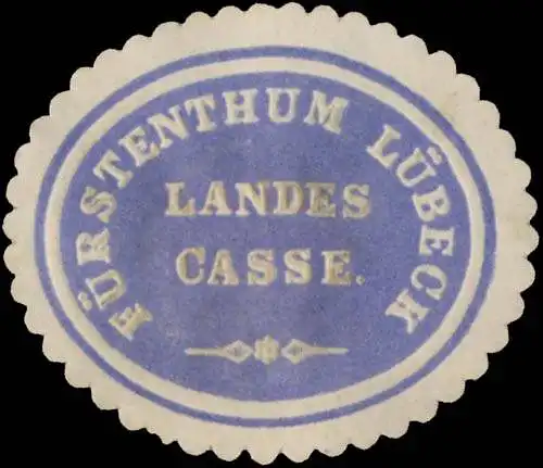 FÃ¼rstenthum LÃ¼beck Landescasse