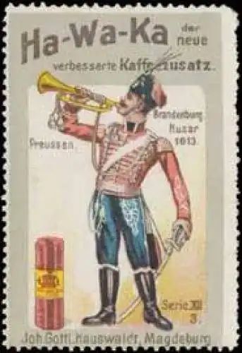 MilitÃ¤r Preussen Brandenburgischer Husar 1813