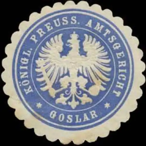 KÃ¶nigl. Preuss. Amtsgericht Goslar